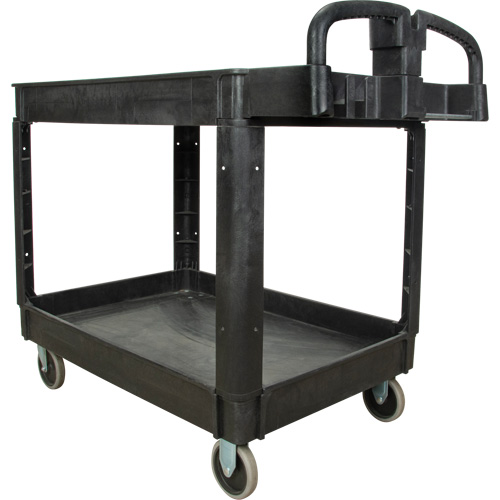Chariot utilitaire, 2 tiers, 25-5/8" x 33-1/2" x 43-3/4", Capacit&eacute; 550 lb Absolute Business Supply