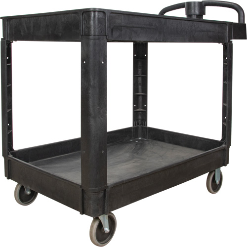 Chariot utilitaire, 2 tiers, 25-5/8" x 33-1/2" x 43-3/4", Capacit&eacute; 550 lb Absolute Business Supply