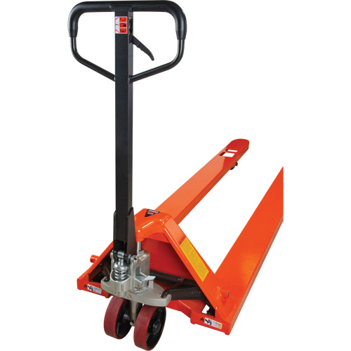 Transpalettes hydrauliques &agrave; fourche de 8', 96" lo x 27" la, capacit&eacute; 4400 lb Absolute Business Supply