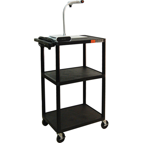 Electric Utility Cart, 3 Tiers, 24" x 42" x 18", 300 lbs. Capacity Absolute Business Supply