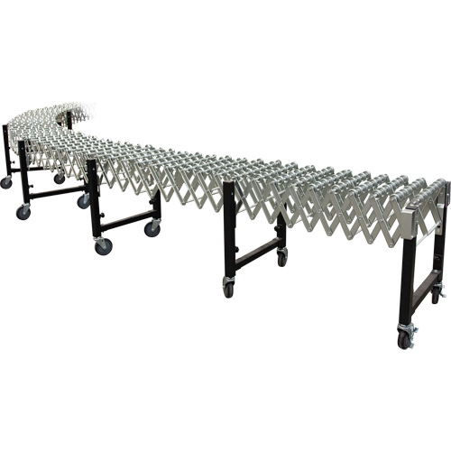 Expandable Conveyor, 23" W x 24' L, 200 lbs. per lin. ft. Capacity Absolute Business Supply