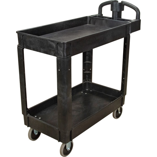 Chariot utilitaire, 2 tiers, 17-1/8" x 33-1/2" x 37-5/8", Capacit&eacute; 550 lb Absolute Business Supply