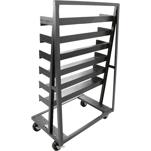 Chariot &agrave; cadre en A robuste &agrave; un c&ocirc;t&eacute; avec 6 plateaux, 38" x 25" x 63", Capacit&eacute; 2500 lb Absolute Business Supply