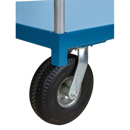 Outdoor Platform Truck, 48" L x 30" W, 1200 lbs. Capacity, Flat Free Casters Absolute Business Supply