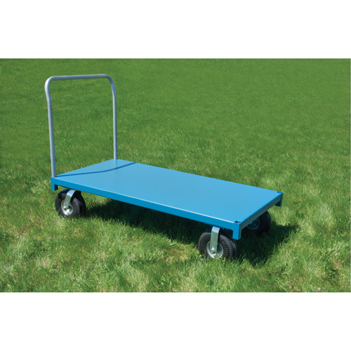 Outdoor Platform Truck, 48" L x 30" W, 1200 lbs. Capacity, Flat Free Casters Absolute Business Supply