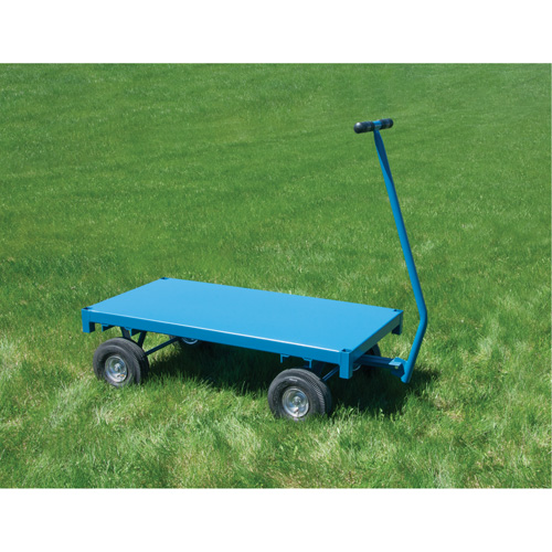 Outdoor Platform Wagon Truck, 36" W x 72" L, 1000 lbs. Capacity Absolute Business Supply