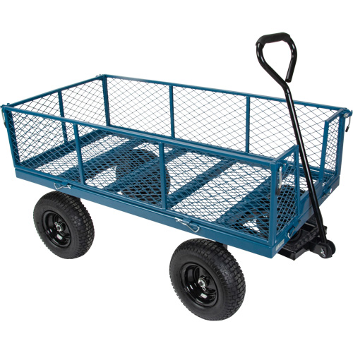Wagon with Drop Sides, 24" W x 48" L, 800 lbs. Capacity Absolute Business Supply