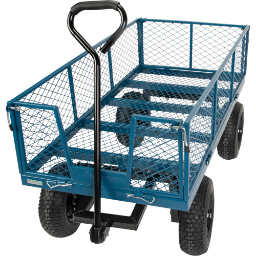 Wagon with Drop Sides, 24" W x 48" L, 800 lbs. Capacity Absolute Business Supply