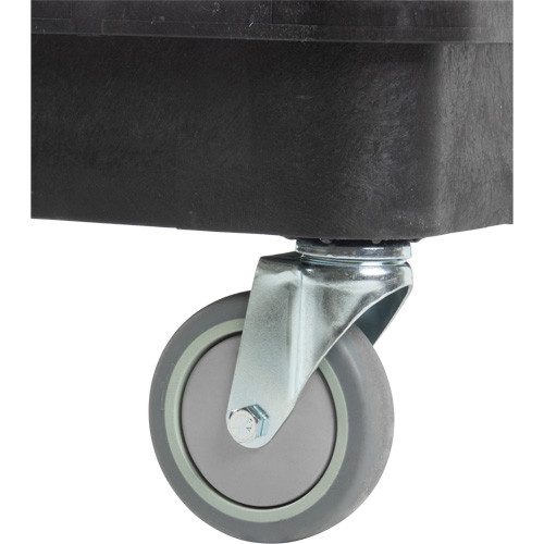 Chariot utilitaire avec tablette &agrave; bordure profonde, 3 tiers, 19" x 39-1/2" x 28-1/4", Capacit&eacute; 330 lb Absolute Business Supply