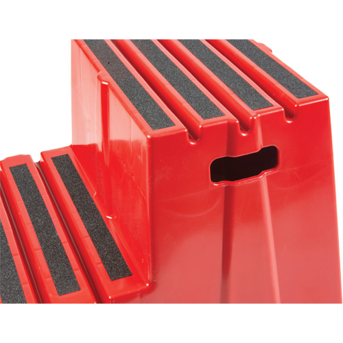 Industrial Step Stool, 2 Steps, 26" x 22-7/16" x 19-11/16" High Absolute Business Supply