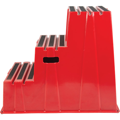 Escabeau industriel, 3 marches, 34-13/16" x 22-7/16" x Hauteur 28-1/2" Absolute Business Supply