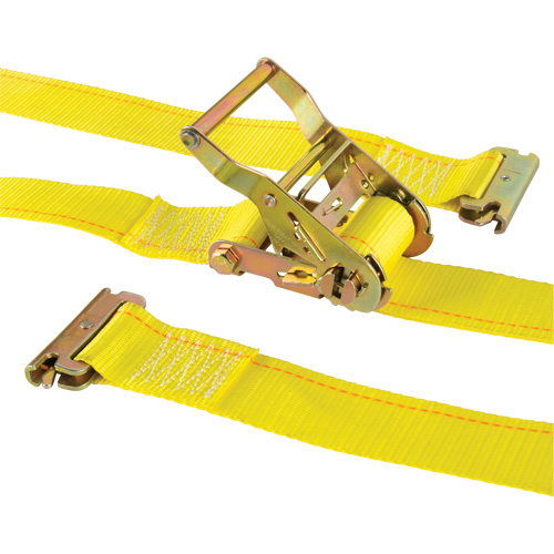 Tendeur d'arrimage logistique, Rochet, 2" la x 12' lo, Charge d'utilisation 1000 lb (454 kg) Absolute Business Supply