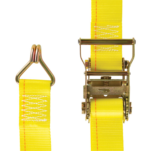 Tendeur d'arrimage logistique, Rochet, 2" la x 12' lo, Charge d'utilisation 500 lb (227 kg) Absolute Business Supply