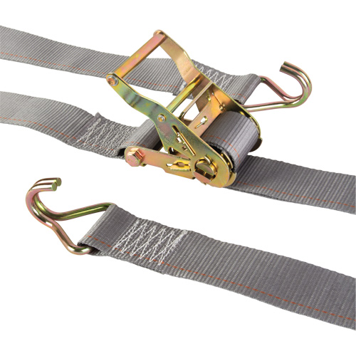 Tendeur d'arrimage utilitaire robuste, Crochet en J, 2" la x 16' lo, Charge d'utilisation 500 lb (227 kg) Absolute Business Supply