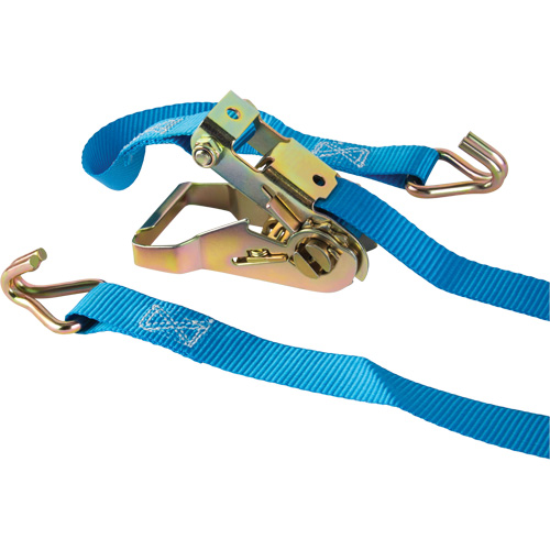 Ratchet Strap, J-Hook, 16' W x 1" L, 835 lbs. (379 kg) Working Load Limit Absolute Business Supply