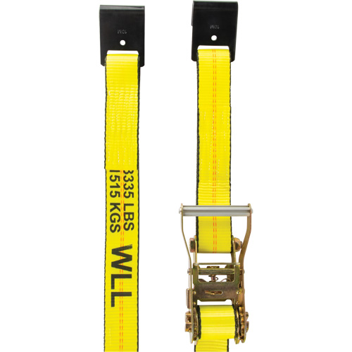 Winch Strap, Flat Hook, 30' W x 2" L, 3335 lbs. (1512 kg) Working Load Limit Absolute Business Supply