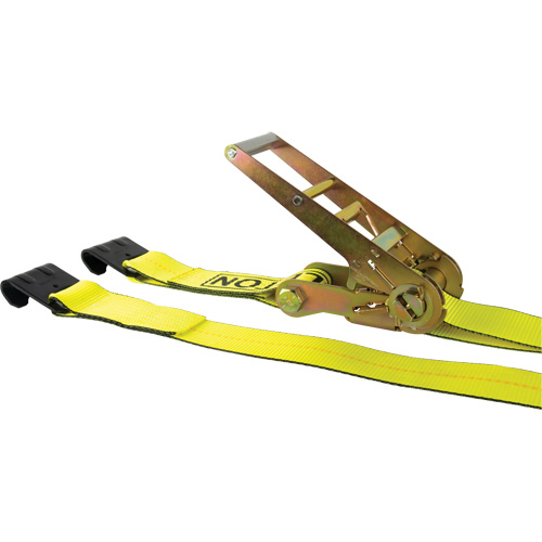 Winch Strap, Flat Hook, 30' W x 3" L, 5400 lbs. (2449 kg) Working Load Limit Absolute Business Supply