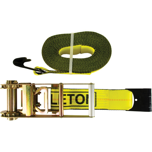Winch Strap, Flat Hook, 30' W x 3" L, 5400 lbs. (2449 kg) Working Load Limit Absolute Business Supply