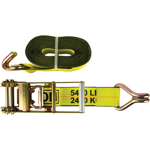 Winch Strap, J-Hook, 30' W x 3" L, 5400 lbs. (2449 kg) Working Load Limit Absolute Business Supply