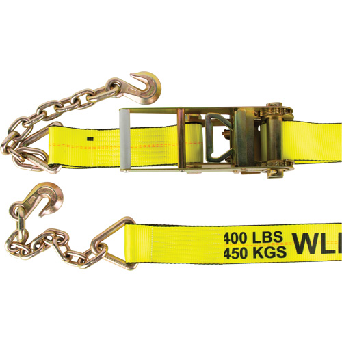 Winch Strap, Chain Anchor, 30' W x 3" L, 5400 lbs. (2449 kg) Working Load Limit Absolute Business Supply