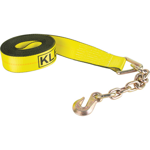 Logistic Strap, Chain Anchor, 30' W x 3" L, 5400 lbs. (2449 kg) Working Load Limit Absolute Business Supply