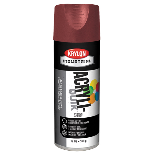 Industrial Acryli-Quik Lacquer, Ruddy Brown, Very Flat, 12 oz., Aerosol Can Absolute Business Supply