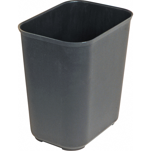 Fire Resistant Wastebasket, 14 Quarts, Fiberglass Absolute Business Supply