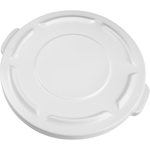 Round Brute&reg; Tops, Flat Lid, Plastic/Polyethylene, Fits Container Size: 19-7/8" Dia. Absolute Business Supply