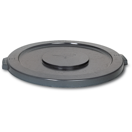 Round Brute&reg; Tops, Flat Lid, Plastic/Polyethylene, Fits Container Size: 15-5/8" Dia. Absolute Business Supply