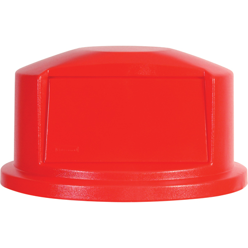 Round Brute&reg; Tops, Dome Lid, Plastic/Polyethylene, Fits Container Size: 22" Dia. Absolute Business Supply