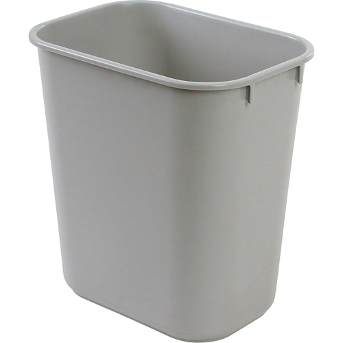 Soft Wastebasket, 28 Quarts, Plastic Absolute Business Supply