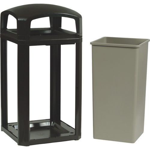 Landmark Series&reg; Classic Container Frame With Rigid Liner, Plastic, 50 US gal. Absolute Business Supply