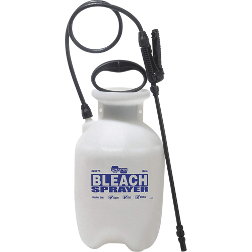 R&eacute;servoir avec pulv&eacute;risateur deau de javel pour d&eacute;sinfecter, 1 gal. (3,8 L), Polypropyl&egrave;ne, Lance de 12" Absolute Business Supply