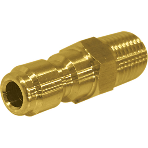 Connecteur m&acirc;le 1/4" &agrave; d&eacute;saccouplement rapide en laiton Absolute Business Supply