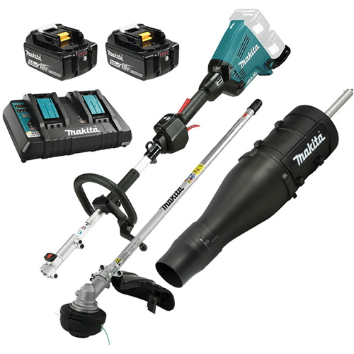 LXT 5.0 Ah Brushless Split Shaft Power Unit Kit with EM405MP Line Trimmer, Battery Powered, 36 V Absolute Business Supply
