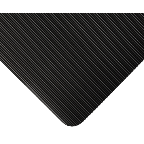 Standard Mat No.381, Ergonomic, 3' x 105' x 1/8", Black Absolute Business Supply