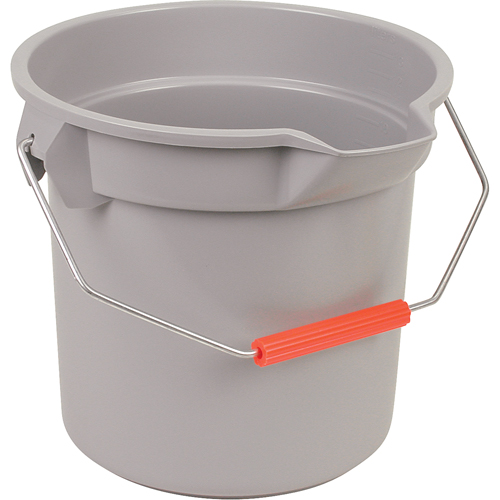 Brute&reg; Bucket, 3.5 US Gal. (14 qt.) Capacity, Grey Absolute Business Supply