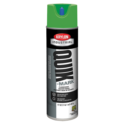 Peinture de marquage industrielle invers&eacute;e &agrave; base de solvant Quik-Mark, 17 oz, Canette a&eacute;rosol Absolute Business Supply