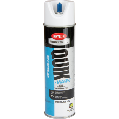 Industrial Quik-Mark Water-Based Inverted Marking Paint, 17 oz., Aerosol Can Absolute Business Supply