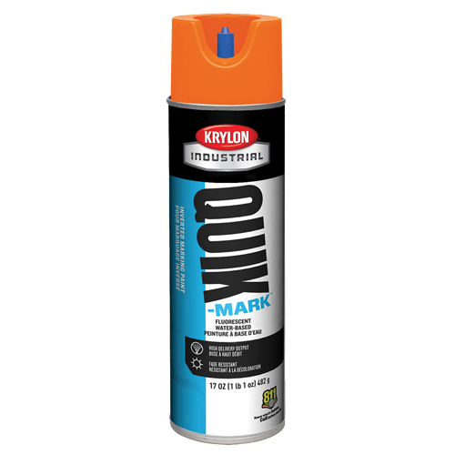 Industrial Quik-Mark Water-Based Inverted Marking Paint, 17 oz., Aerosol Can Absolute Business Supply