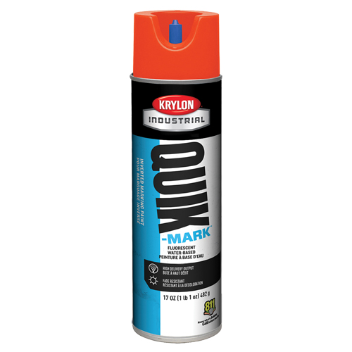 Industrial Quik-Mark Water-Based Inverted Marking Paint, 17 oz., Aerosol Can Absolute Business Supply