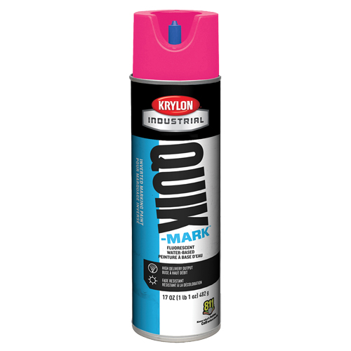 Industrial Quik-Mark Water-Based Inverted Marking Paint, 17 oz., Aerosol Can Absolute Business Supply