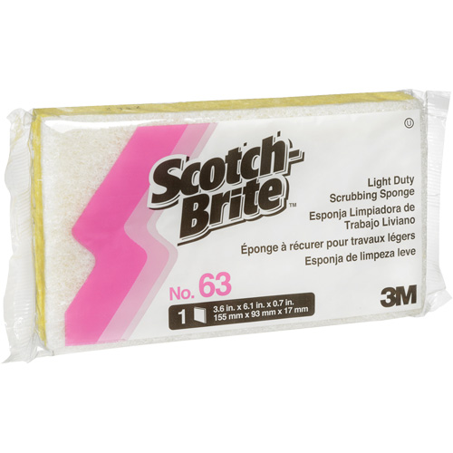 &eacute;ponge &agrave; r&eacute;curer pour les petits travaux Scotch-Brite, Cellulose/&agrave; r&eacute;curer, 3-1/2" la x 6" l Absolute Business Supply