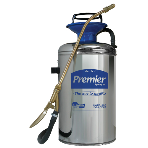 Premier Series Pro Sprayer, 2 gal. (7.6 L), Stainless Steel, 12" Wand Absolute Business Supply