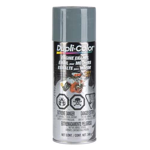Peinture &agrave; &eacute;mail avec c&eacute;ramique pour moteur, Nouveau Gris Ford, Brillant, 12 oz, Canette a&eacute;rosol Absolute Business Supply