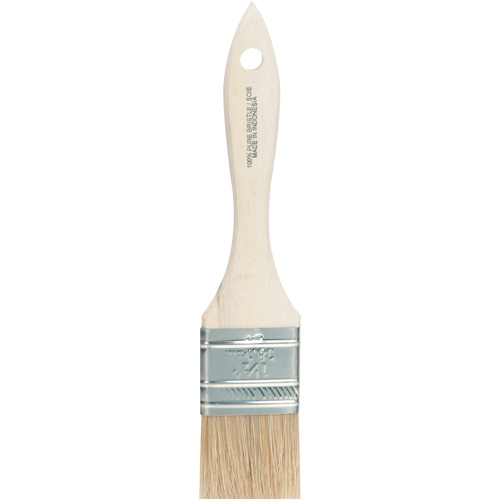 Chip Paint Brush, White China, Wood Handle, 1-1/2" Width Absolute Business Supply