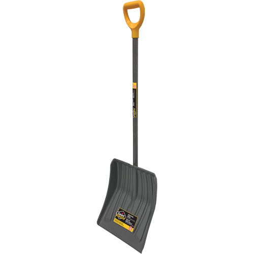 Pelle &agrave; neige Pro, Lame Polypropyl&egrave;ne, Largueur 13-7/8", Manche Prise en D Absolute Business Supply