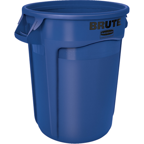 Round Brute&reg; Containers, Bulk, Polyethylene, 32 US gal. Absolute Business Supply