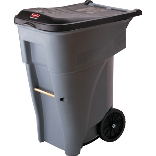 Brute&reg; Roll Out Containers, Polyethylene, 65 US gal. Absolute Business Supply