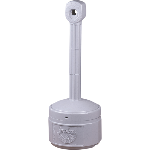 Cendriers Smoker's Cease-Fire, Sur pied, Plastique, Capacit&eacute; 1 gal. US, Hauteur 30" Absolute Business Supply